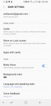 Bixby Settings - Samsung Galaxy S8 Active review
