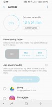 Battery management - Samsung Galaxy S8 Active review