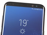 Lots of sensors on the front - Samsung Galaxy S8+review