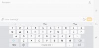 Keyboard - Samsung Galaxy S8+review