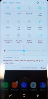 Quick toggles - Samsung Galaxy S8 Preview