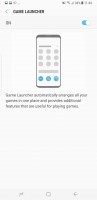 Game launcher: Enable in settings - Samsung Galaxy S8 review