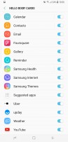 Bixby cards come courtesy of your apps - Samsung Galaxy S8 review