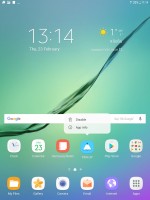 Shortcut options - Samsung Galaxy Tab S3 9.7