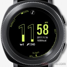 gear sport watch faces