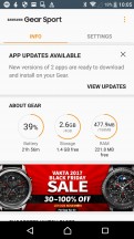 Update & install apps - Samsung Gear Sport review