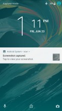 A notification - Sony Xperia L1 review