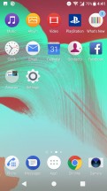 Homescreen - Sony Xperia XA1 Plus review