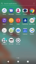 App drawer - Sony Xperia XA1 Plus review