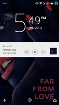 Music app - Sony Xperia XA1 Plus review
