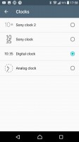 Clock styles - Sony Xperia XA1 Ultra review