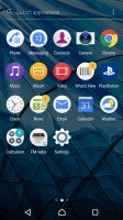 App drawer - Sony Xperia XA1 Ultra review