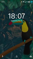 Toucan theme - Sony Xperia XA1 Ultra review