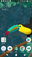 Toucan theme - Sony Xperia XA1 Ultra review