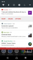 Notification area is vanilla Android - Sony Xperia XA1 Ultra review