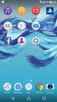 Homescreen - Sony Xperia XA1 review