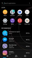 App search and suggestions - Sony Xperia XZ Premium review