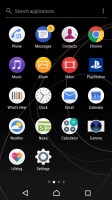 App drawer - Sony Xperia XZ Premium review