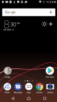 Homescreen - Sony Xperia XZ Premium review