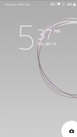 Lockscreen and unlock options - Sony Xperia XZ1 Compact review