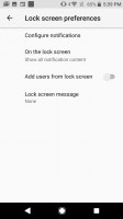 Lockscreen and unlock options - Sony Xperia XZ1 Compact review