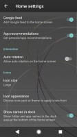 Homescreen settings - Sony Xperia XZ1 Compact review