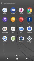App drawer - Sony Xperia XZ1 Compact review