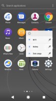 App contextual menu - Sony Xperia XZ1 Compact review