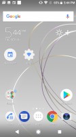 Pinned homescreen shortcuts - Sony Xperia XZ1 Compact review