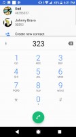 Dialer with smart dial - Sony Xperia XZ1 Compact review