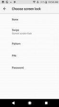 Lockscreen and unlock options - Sony Xperia XZ1 review