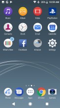 Homescreen - Sony Xperia XZ1 review