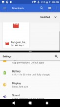 Split screen apps - Sony Xperia XZ1 review