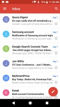 Two email apps - Sony Xperia XZ1 review