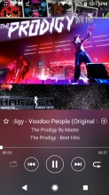 Music app - Sony Xperia XZ1 review