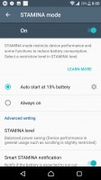 Stamina mode - Sony Xperia XZs review
