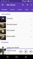 Music app - Sony Xperia XZs review