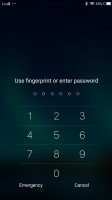 Password entry - vivo V5 Plus review