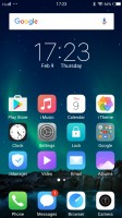 The homescreen doubles as an app drawer - vivo V5 Plus review