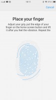 Fingerprint settings - vivo V5 Plus review