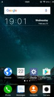 The homescreen - Vivo V5 review