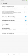 Recorder settings - Xiaomi Mi Mix 2 review