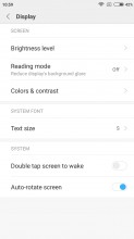 Reading mode - Xiaomi Redmi 4a review