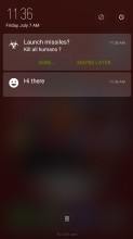 Dedicated notification shade - Nubia Z17 review