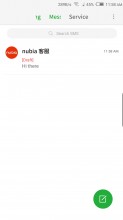 Nubia Messages app - Nubia Z17 review