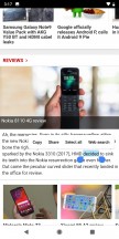 Text selection - Android 9 Pie review
