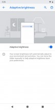 Adaptive brightness - Android 9 Pie review