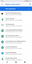 Battery optimization - Android 9 Pie review