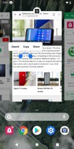 Recent apps interface - Android P hands-on review