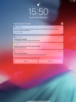 Notification Center - Apple iPad Pro 12.9 (2018) review